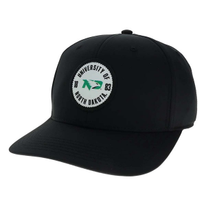 North Dakota Fighting Hawks Legacy Bowler Flexfit Hat M/L Black