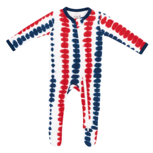 Kyte Baby Zippered Footie Pajamas Baby 3/6 mo. Rip Tide