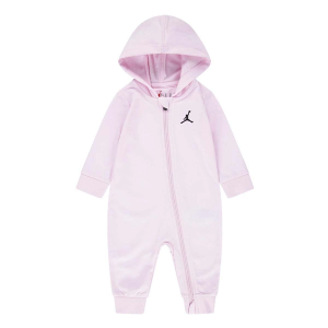 Jordan Jumpman Hooded Coverall Baby 0/3 mo. Pink Foam