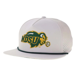 North Dakota State Bison Legacy Country Club Adjustable Hat One Size White