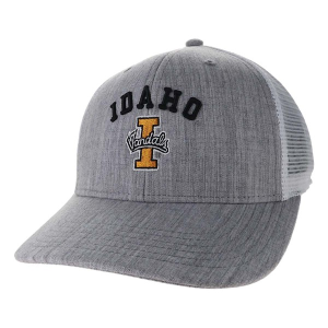 Idaho Vandals Legacy Bridge Adjustable Hat One Size Grey Heather/White