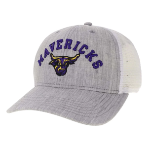 Minnesota State Mavericks Legacy Bridge Adjustable Hat One Size Grey Heather/White
