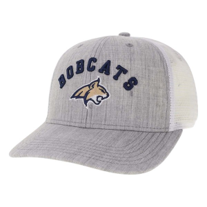 Montana State Bobcats Legacy Bridge Adjustable Hat One Size Grey Heather/White
