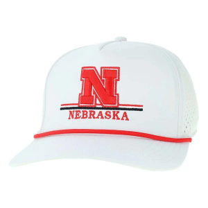Nebraska Cornhuskers Legacy Cut Above Adjustable Hat One Size White