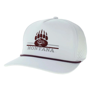 Montana Grizzlies Legacy Cut Above Adjustable Hat One Size White