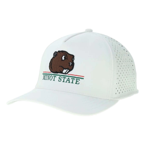Minot State Beavers Legacy Cut Above Adjustable Hat One Size White