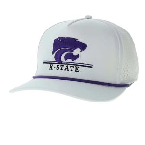 Kansas State Wildcats Legacy Cut Above Adjustable Hat One Size White