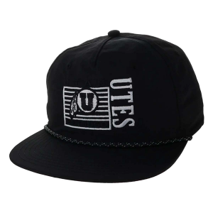 Utah Utes Legacy Chill Box Adjustable Hat One Size Black