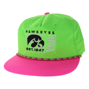 Iowa Hawkeyes Legacy Chill Box Adjustable Hat One Size Green/Pink