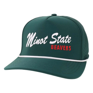 Minot State Beavers Legacy CUT Adjustable Hat One Size Dark Green