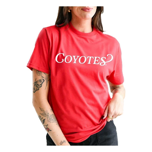 South Dakota Coyotes Gameday Social Women's Rafaella T-Shirt Large Red