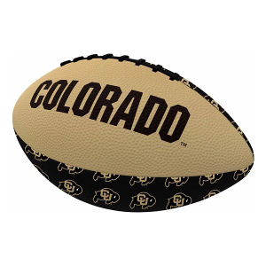 Logo Brands Colorado Buffaloes Mini-Size Rubber Football