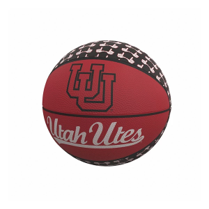 Logo Brands Utah Utes Mini-Size Rubber Basketball
