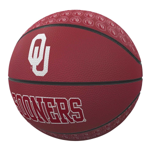Logo Brands Oklahoma Sooners Mini-Size Rubber Basketball