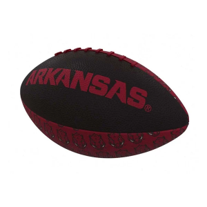 Logo Brands Arkansas Razorbacks Rubber Mini-Size Rubber Football