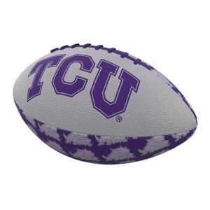Logo Brands TCU Horned Frogs Mini-Size Rubber Football