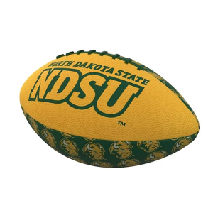 Logo Brands North Dakota State Bison Mini-Size Rubber Football
