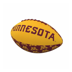 Logo Brands Minnesota Golden Gophers Mini-Size Rubber Football