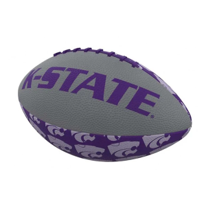Logo Brands Kansas State Wildcats Mini-Size Rubber Football