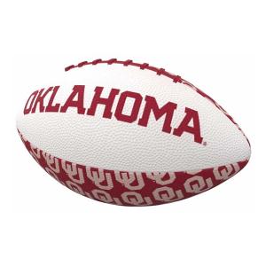 Logo Brands Oklahoma Sooners Mini-Size Rubber Football