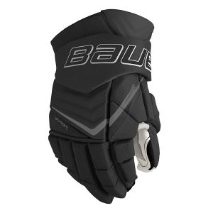 Junior Bauer Vapor FLYLITE Hockey Hockey Gloves 10" Black