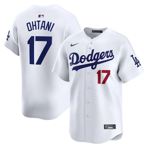 Los Angeles Dodgers Shohei Ohtani #17 Nike Limited Jersey Medium White