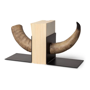 Mercana Nickerson Bull Horn Bookends