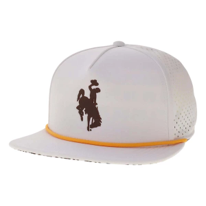 Wyoming Cowboys Legacy Country Club Adjustable Hat One Size White