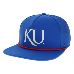 Kansas Jayhawks Legacy Country Club Wordmark Adjustable Hat One Size Royal