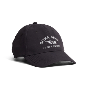 Men's Sitka No Offseason Lo Pro Strapback Hunting Adjustable Hat One Size Sitka Black