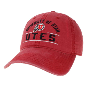 Utah Utes Legacy Women's Midway Adjustable Hat One Size Red
