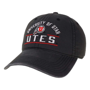 Utah Utes Legacy Women's Midway Adjustable Hat One Size Black