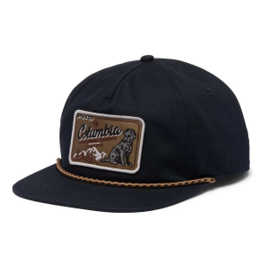 Men's Columbia PHG Terminal Shot Snapback Hat S/M Black/Vintage Dog