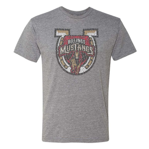 108 Stitches Billings Mustangs Spelled Out T-Shirt