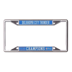 Wincraft Oklahoma City Thunder 2025 NBA Finals Champions License Plate Frame