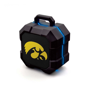 Prime Brands Group Iowa Hawkeyes Shockbox LED Bluetooth Speaker