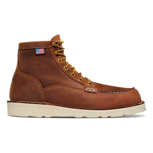 Men's Danner Bull Run Moc Toe 6" EH Certified,Slip Resistant Work Boots Outdoor 13 Tobacco