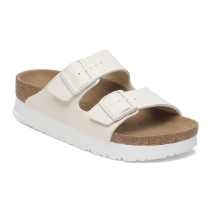 Women's BIRKENSTOCK Papillio Arizona Flex Slide Sandals 38 Eggshell