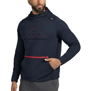 Men's UNRL x Folds Of Honor Embossed Crossover Hoodie XLarge Navy