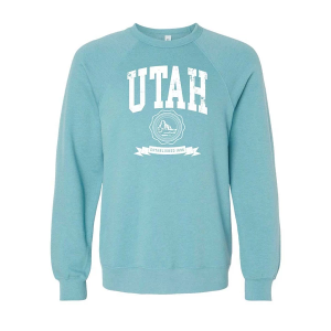 Women's Park Bench Apparel Utah Seal Crewneck Sweatshirt Large Blue