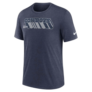 Dallas Cowboys Nike Tri Logo T-Shirt Large Navy