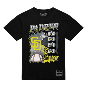 San Diego Padres Overspray T-Shirt XLarge Black