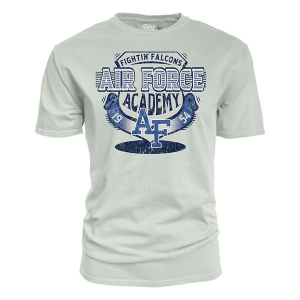 Air Force Falcons Blue 84 Clever Way T-Shirt 2XLarge Cement