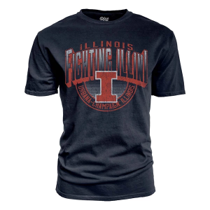Illinois Fighting Illini Blue 84 Last Penny T-Shirt XLarge Navy