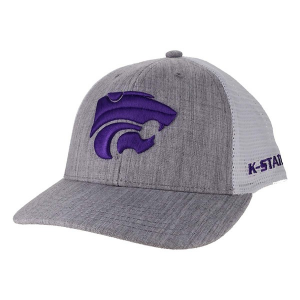 Kansas State Wildcats Legacy Athletic Mid-Pro Kids' Adjustable Hat One Size Grey Heather
