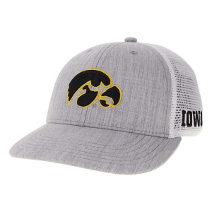 Iowa Hawkeyes Legacy Athletic Mid-Pro Kids' Adjustable Hat One Size Grey Heather