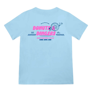 Boys' Baseball Lifestyle Donut T-Shirt Youth Small Light Blue