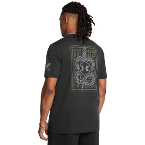 Men's Under Armour Freedom Snake T-Shirt Large Black