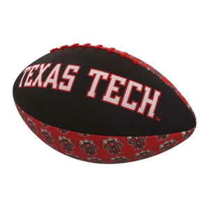 Logo Brands Texas Tech Red Raiders Mini-Size Rubber Football