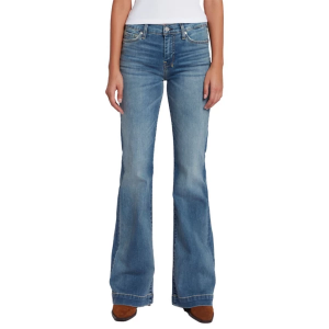 Women's 7 For All Mankind Dojo Bootcut Jeans Distressed Authentic Light 25 36